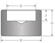 forged Socket Weld pipe cap dimensions forged Socket Weld pipe cap dimensions