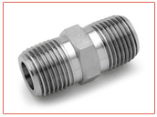 threaded hex nipple